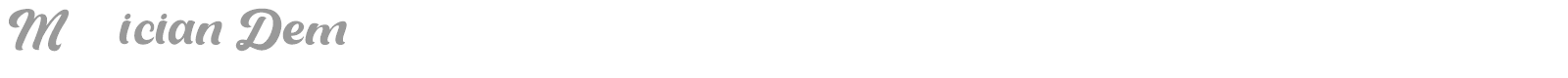 Musician font preview